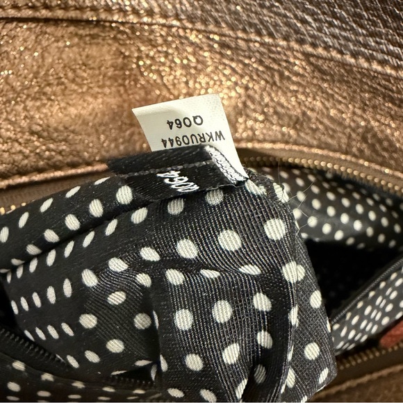 Kate Spade New York Metallic Bronze Leather Satchel - Picture 10 of 15